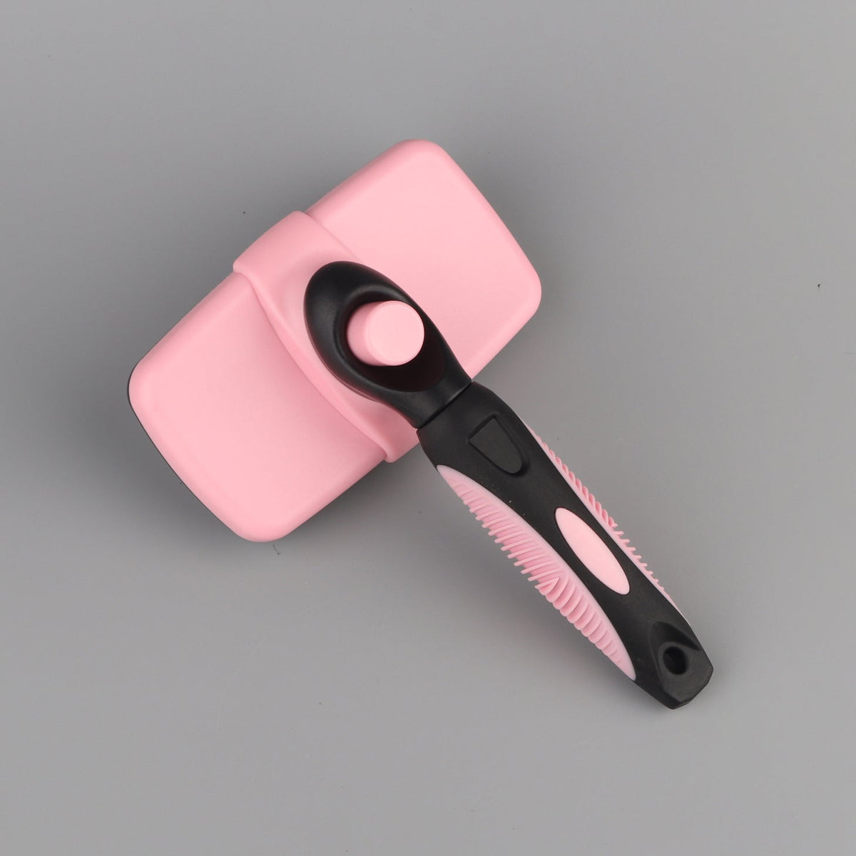 Self-Cleaning Pet Brush for Loose Fur and Knots at Home