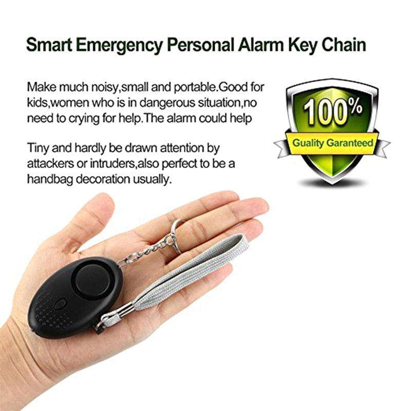 Personal Safety Alarm Keychain 140dB Loud Self Defense