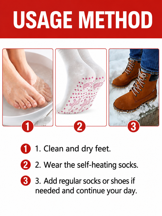 Self‑Heating Acupoint Socks — Warmth That Restores Circulation