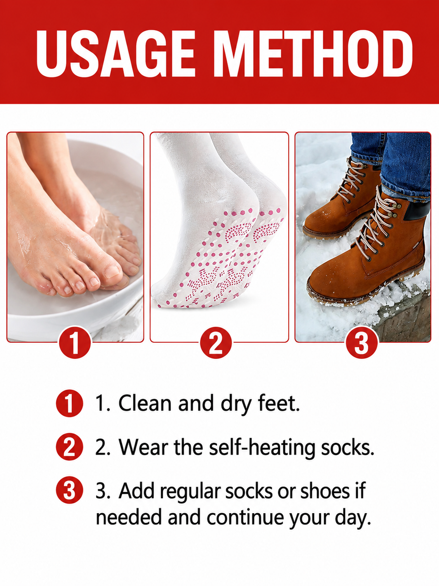 Self‑Heating Acupoint Socks — Warmth That Restores Circulation
