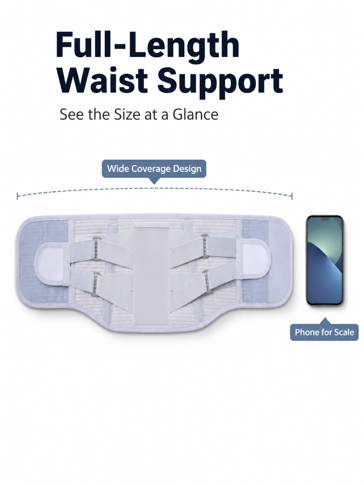 Heated Waist Support Brace — Bionic Spine & Lumbar Pain Relief