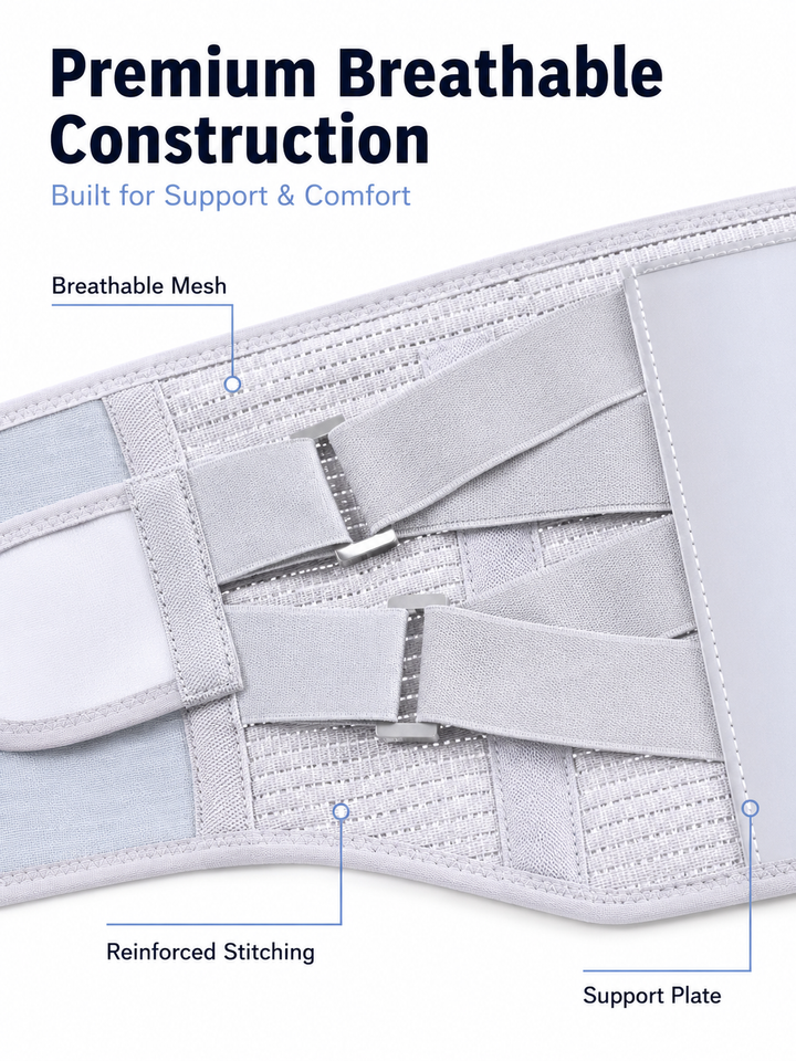 Heated Waist Support Brace — Bionic Spine & Lumbar Pain Relief
