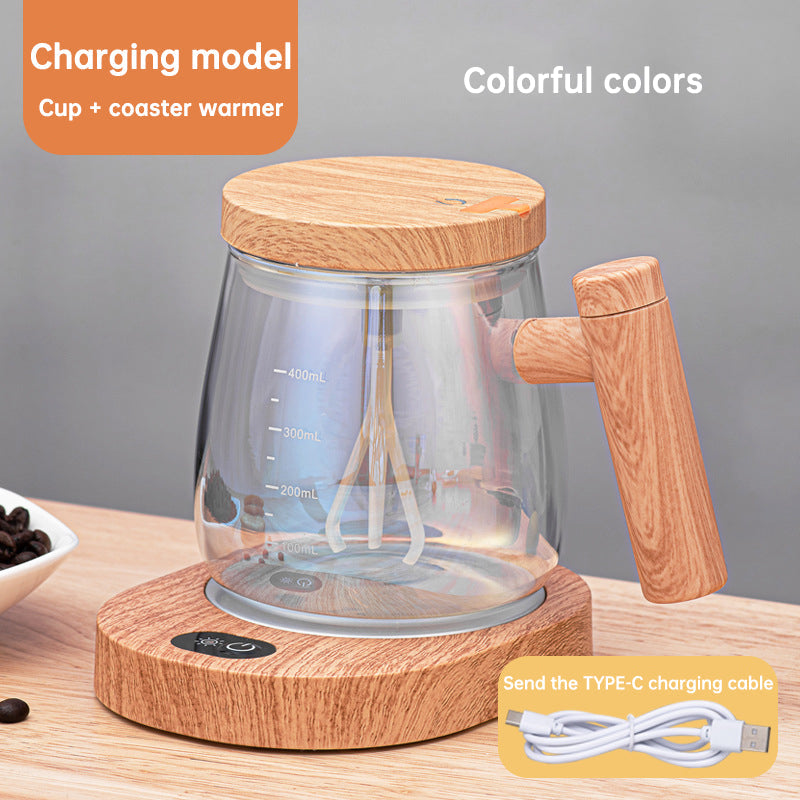 Self Stirring Coffee Mug with Heated Coaster, 400ml