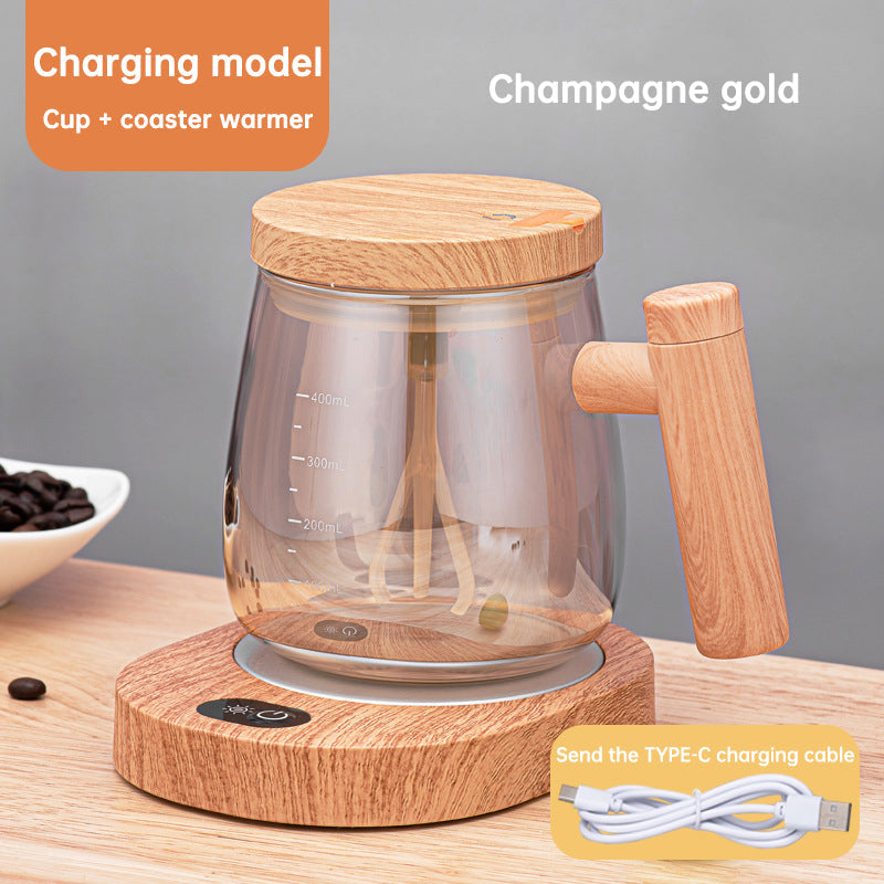 Self Stirring Coffee Mug with Heated Coaster, 400ml
