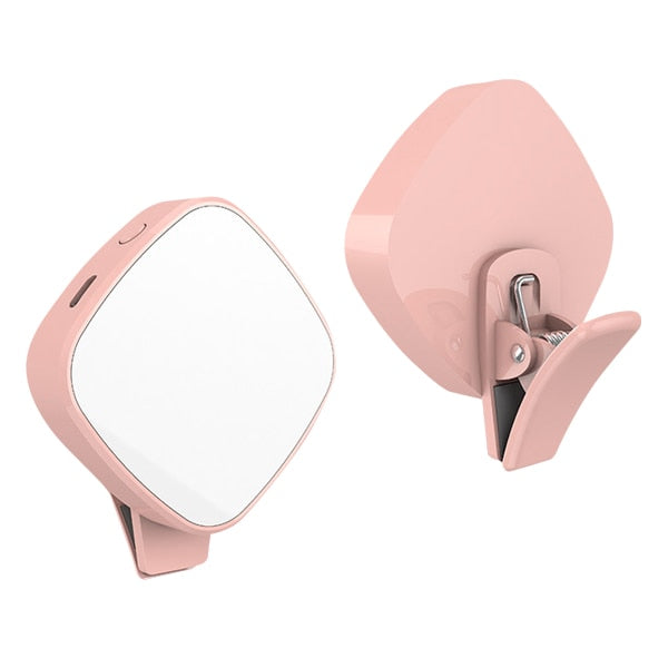 Phone Selfie Ring Light with Macro, Fisheye & Wide Lens
