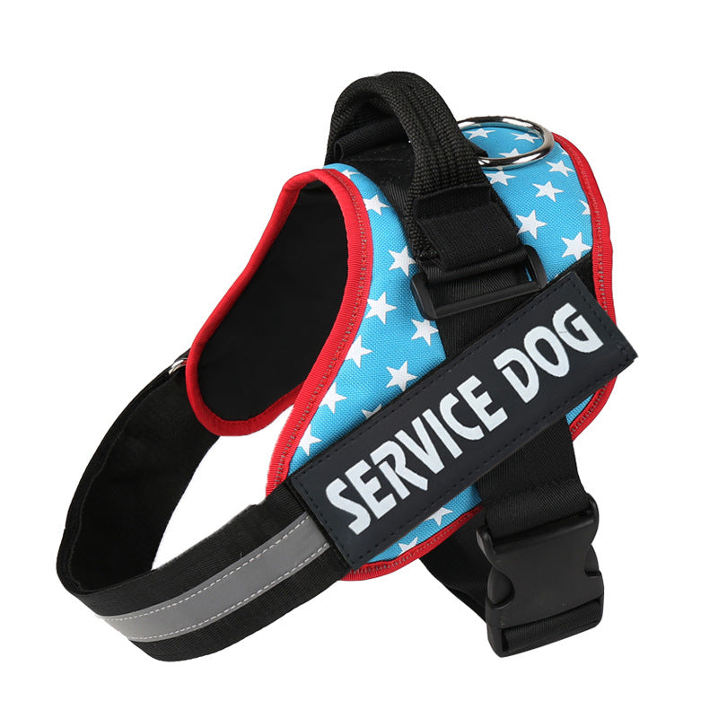 Service Dog Harness with Reflective ID Panels for Walks