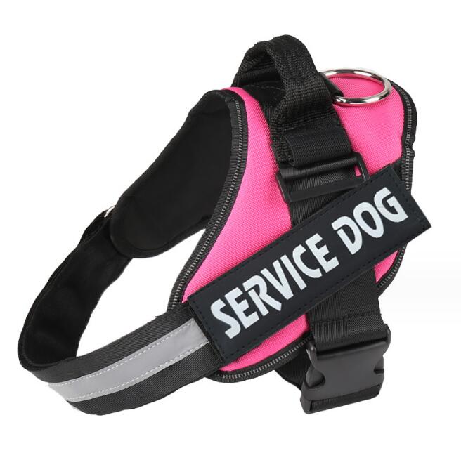 Service Dog Harness with Reflective ID Panels for Walks
