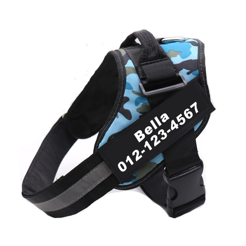Service Dog Harness with Reflective ID Panels for Walks