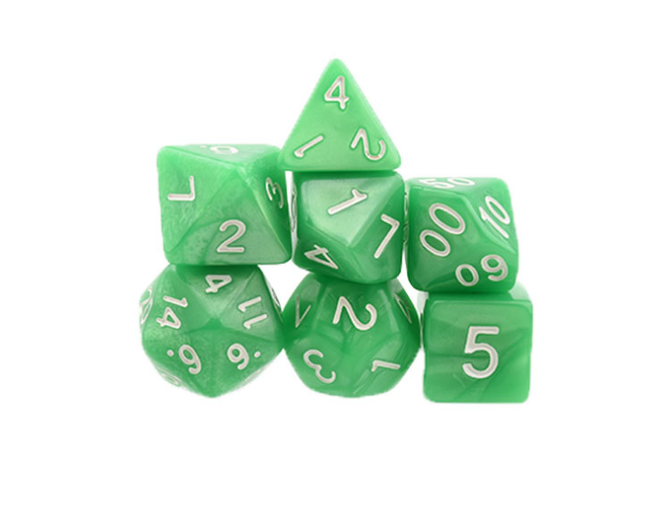 Seven-Piece Polyhedral Dice Set for Better RPG Sessions