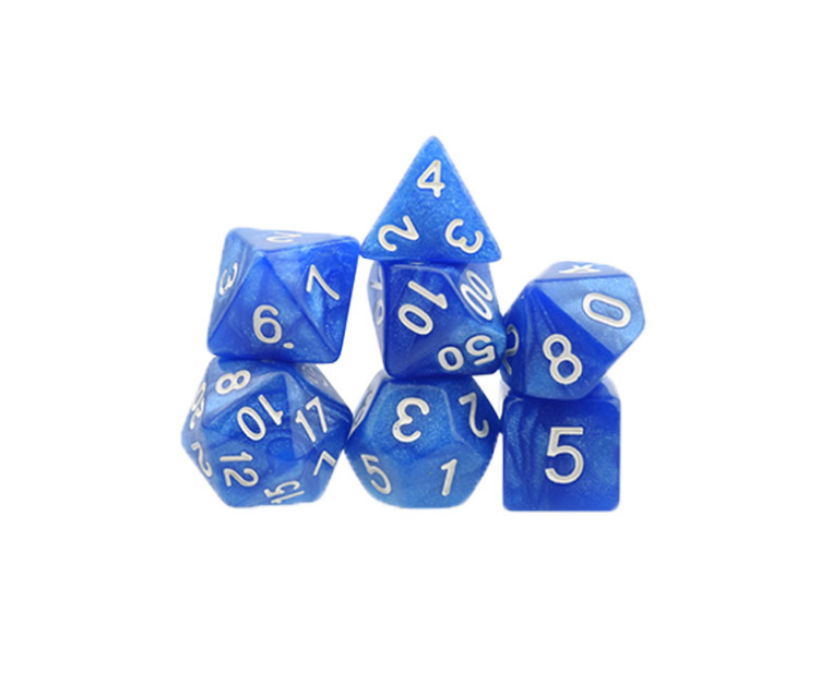 Seven-Piece Polyhedral Dice Set for Better RPG Sessions