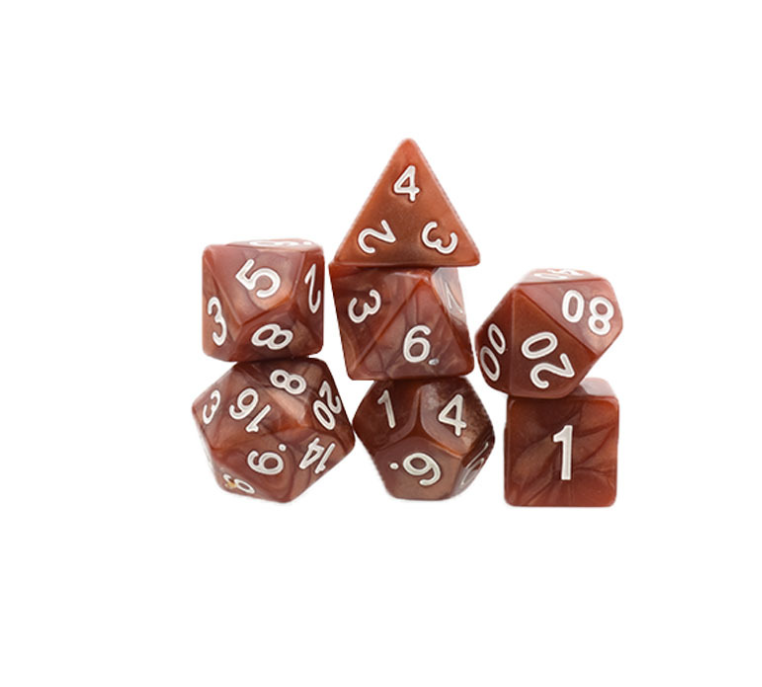Seven-Piece Polyhedral Dice Set for Better RPG Sessions