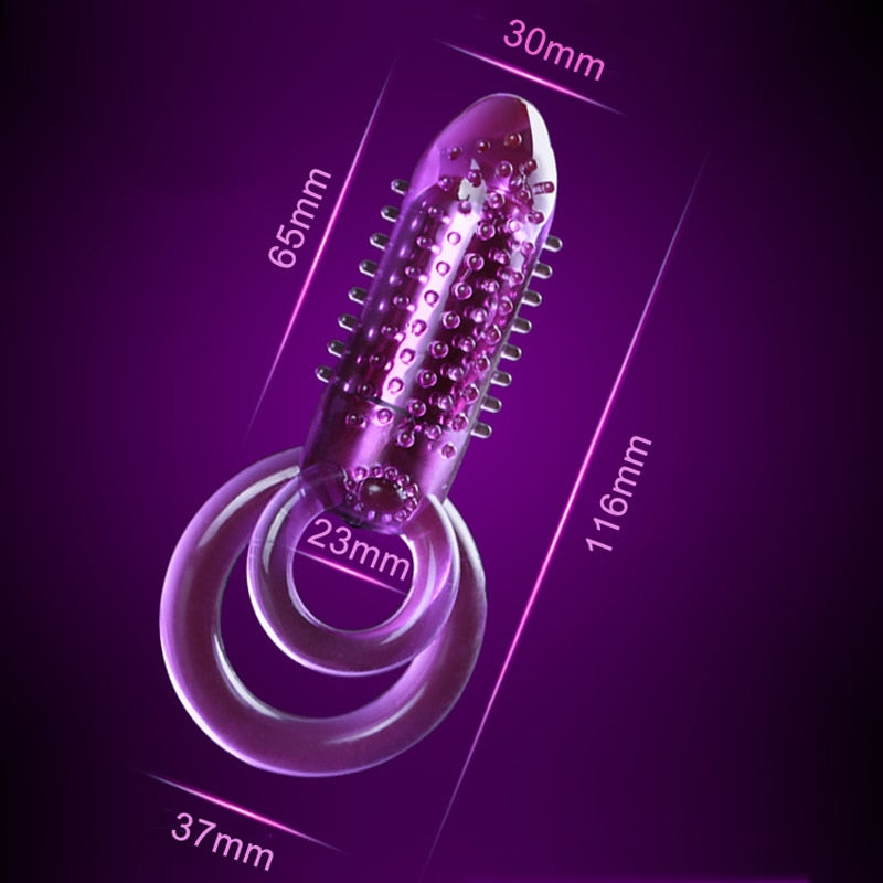 Dual-Ring Vibrator for Targeted Clitoral Stimulation