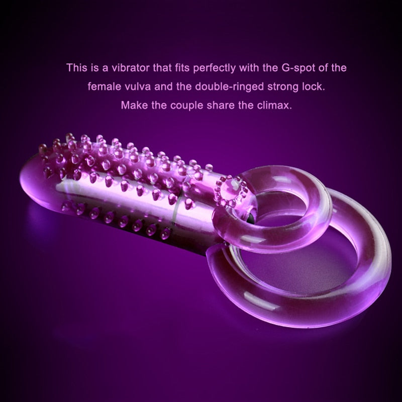 Dual-Ring Vibrator for Targeted Clitoral Stimulation