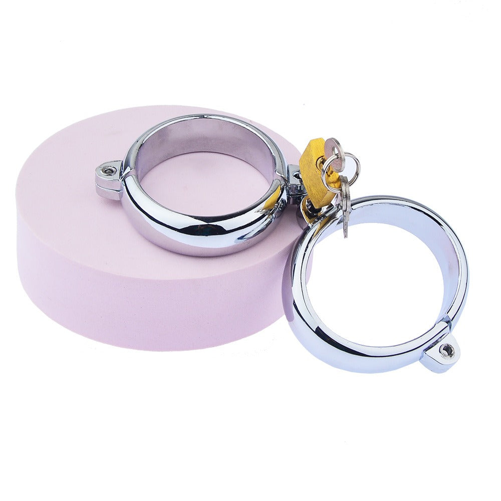 Metal Handcuffs With Keyed Locks for Consensual Play