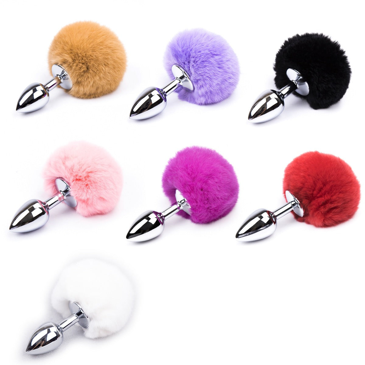 Anal Plug With Fluffy Tail for Playful Exploration