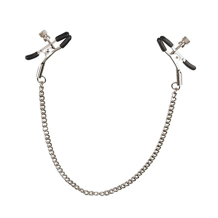 Nipple Clamps with Chain for Adjustable Stimulation
