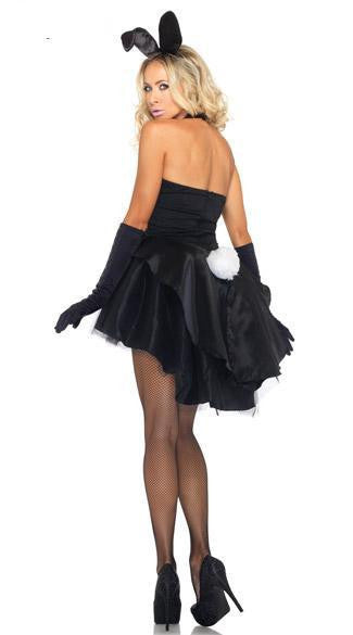 Adult Bunny Halloween Costume Dress With Flared Skirt