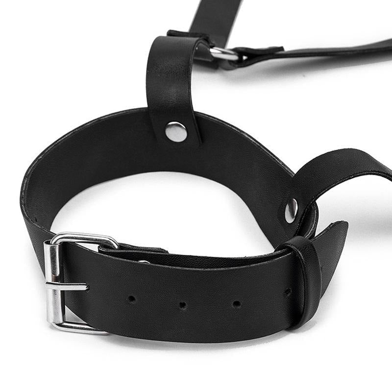 BDSM Mask and Harness Set for Consensual Roleplay