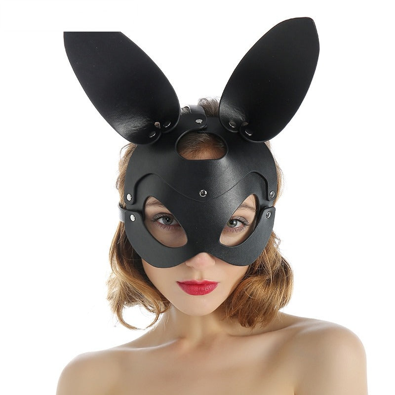 BDSM Mask and Harness Set for Consensual Roleplay