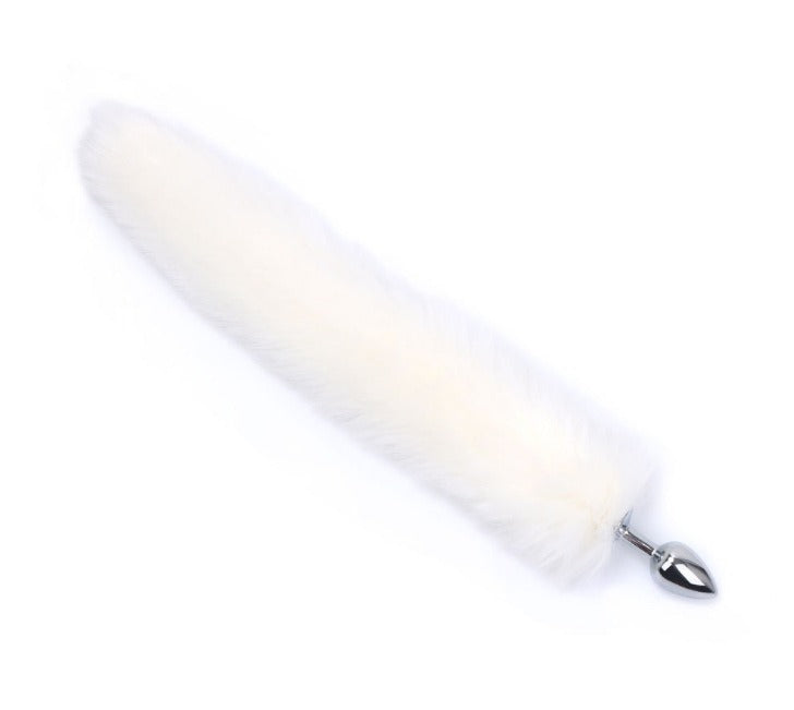Faux Fur Tail Anal Plug for Playful Roleplay Styling