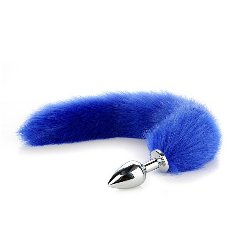 Faux Fur Tail Anal Plug for Playful Roleplay Styling