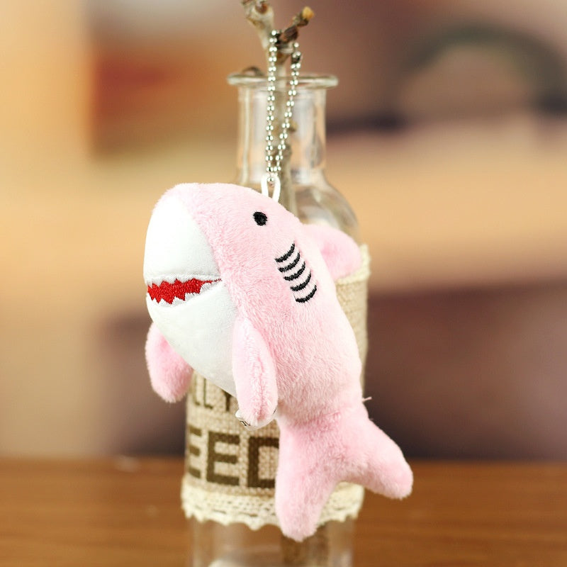 Shark Plush Keychain Cute Marine Life Bag Accessory