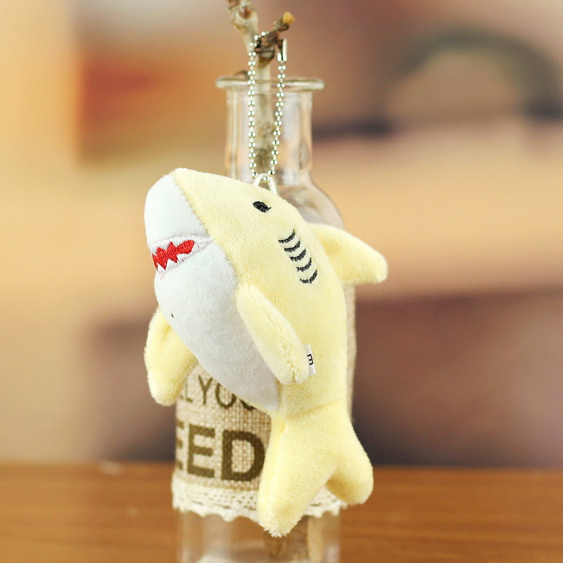 Shark Plush Keychain Cute Marine Life Bag Accessory