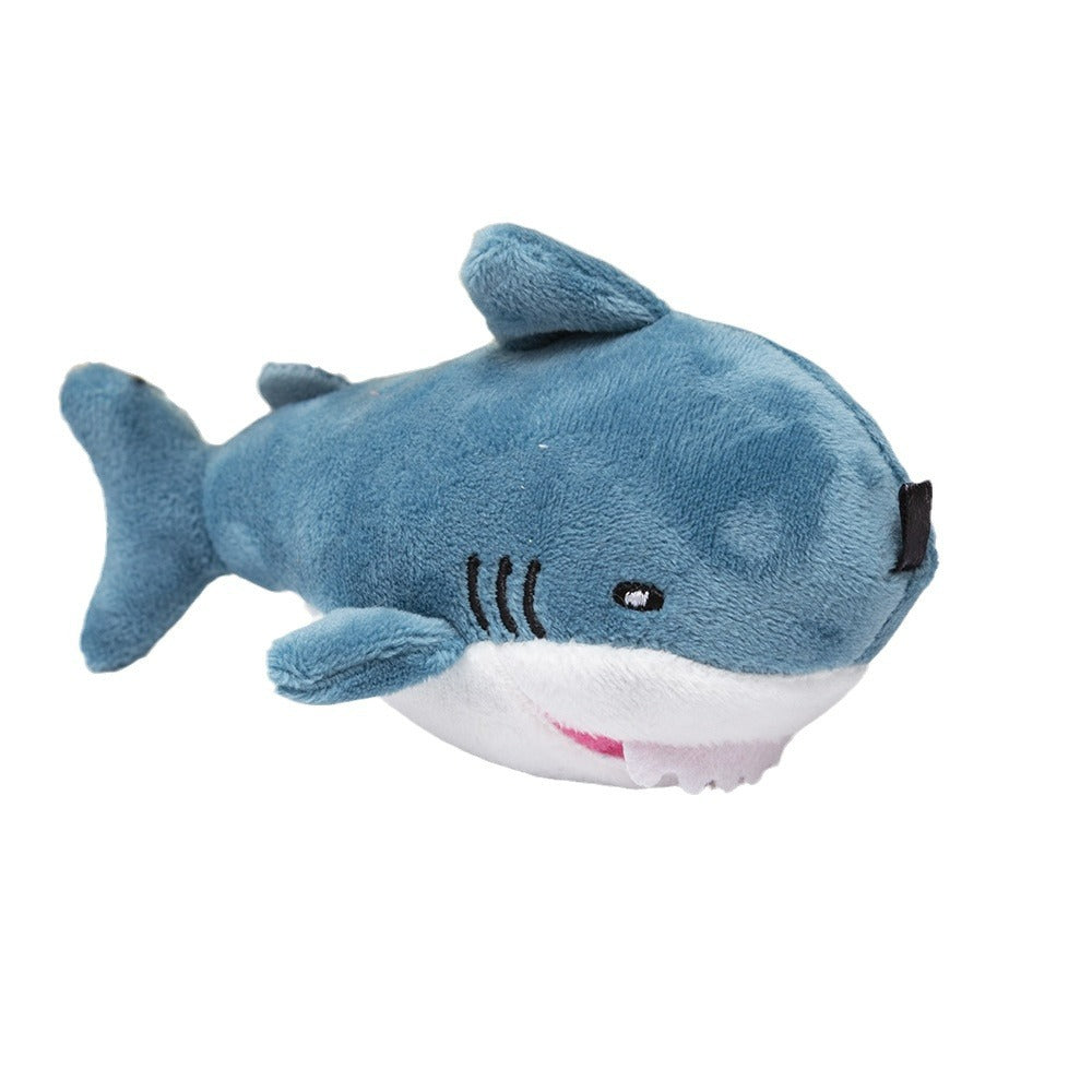 Shark Plush Keychain Pendant for Playful Bag Charm