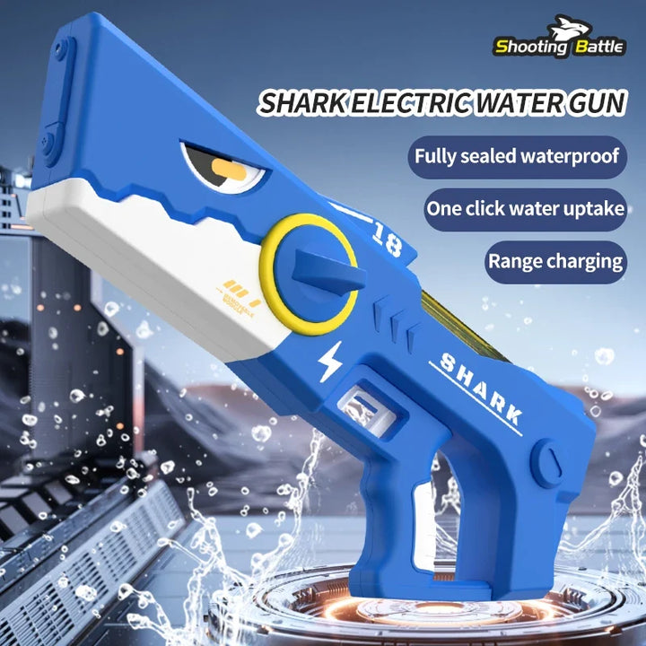 Electric Water Gun Shark Toy for Continuous Water Play