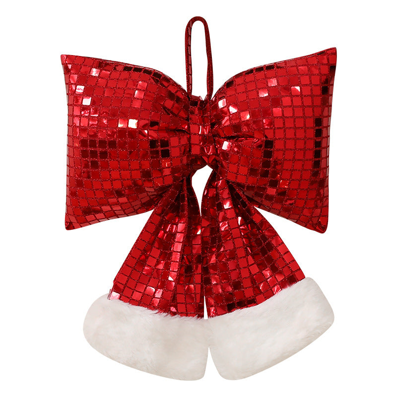 Shiny Butterfly Bow Christmas Tree Ornament Display