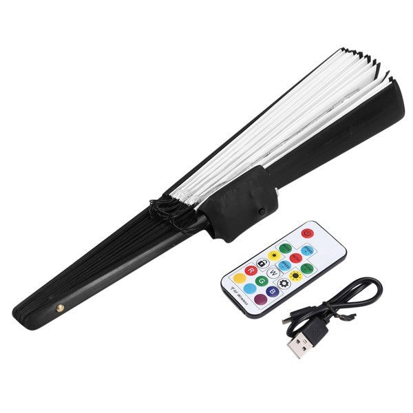 LED Folding Fan for Bold Nighttime Performance Effects