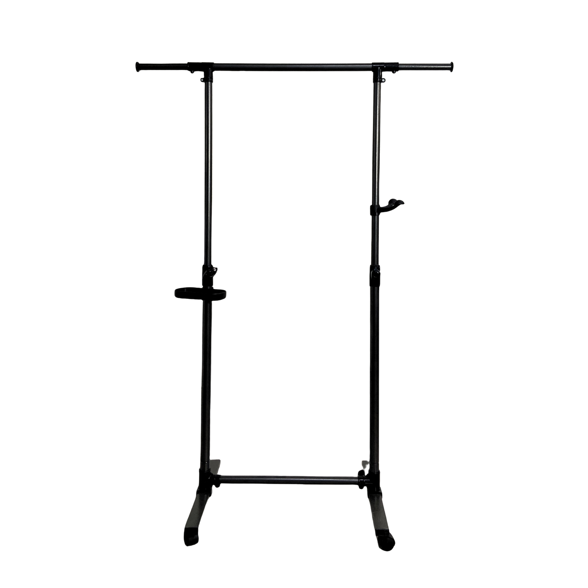 Heavy-Duty Rolling Clothes Rack with Wheels, Black