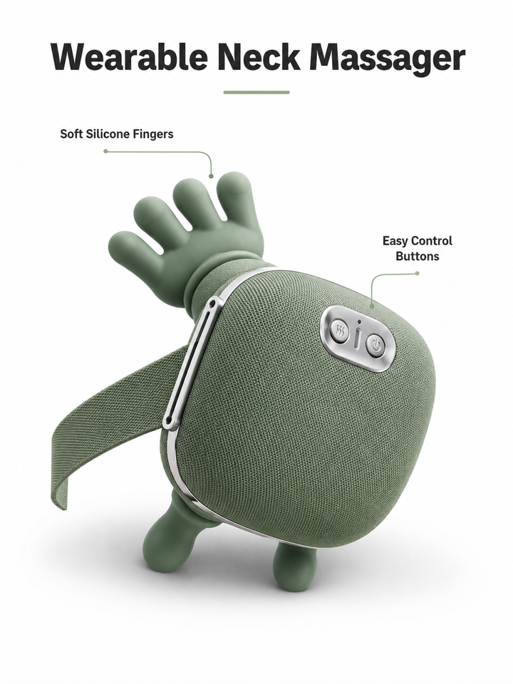 Heated Neck & Shoulder Massager | Bionic 5-Finger Design