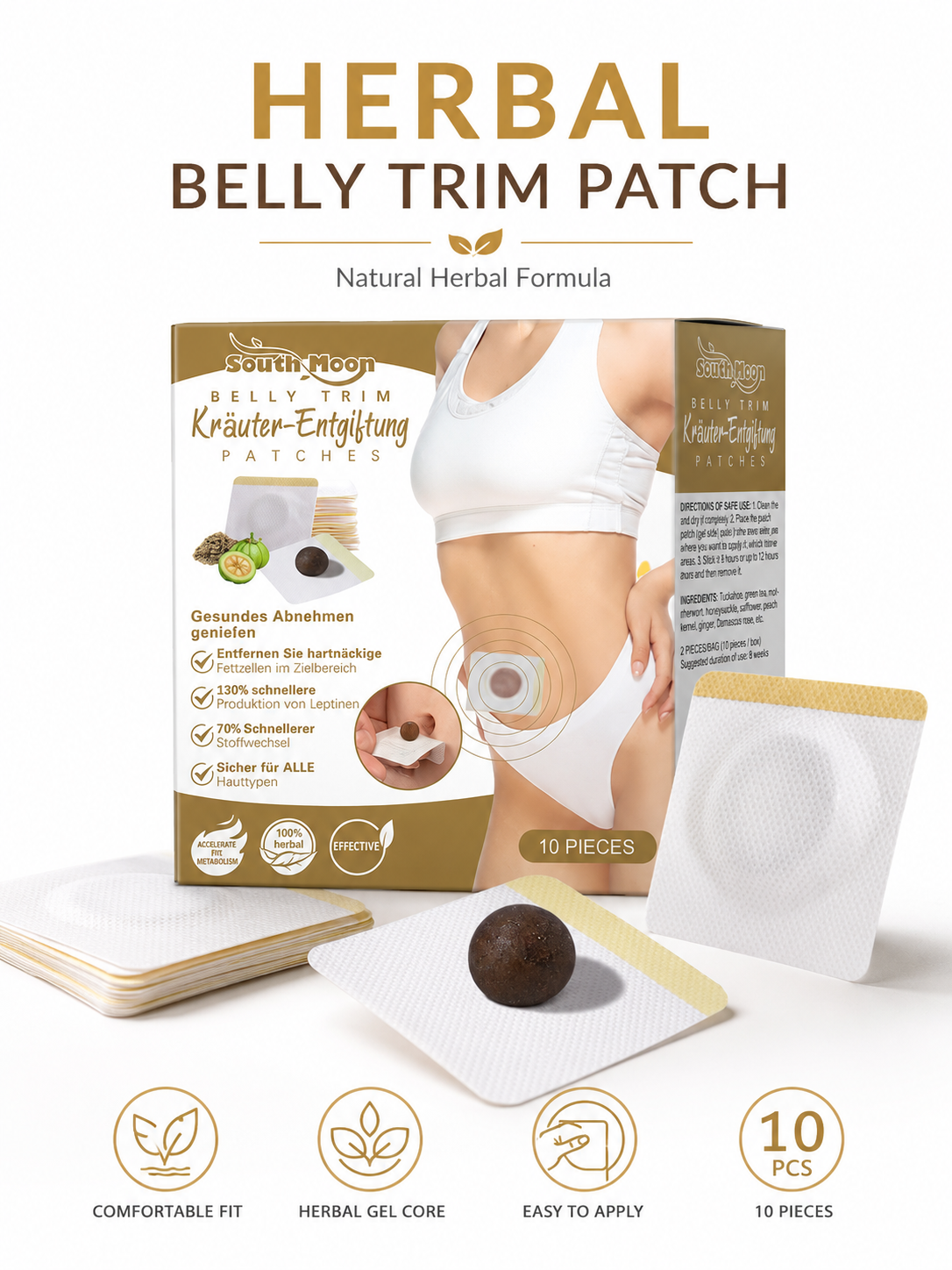 Belly Trim Patches — Firmer, Tighter Skin in 7‑10 Days
