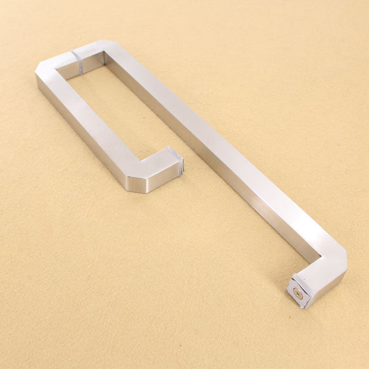 Shower Door Handle Matte Black Stainless Steel Pull