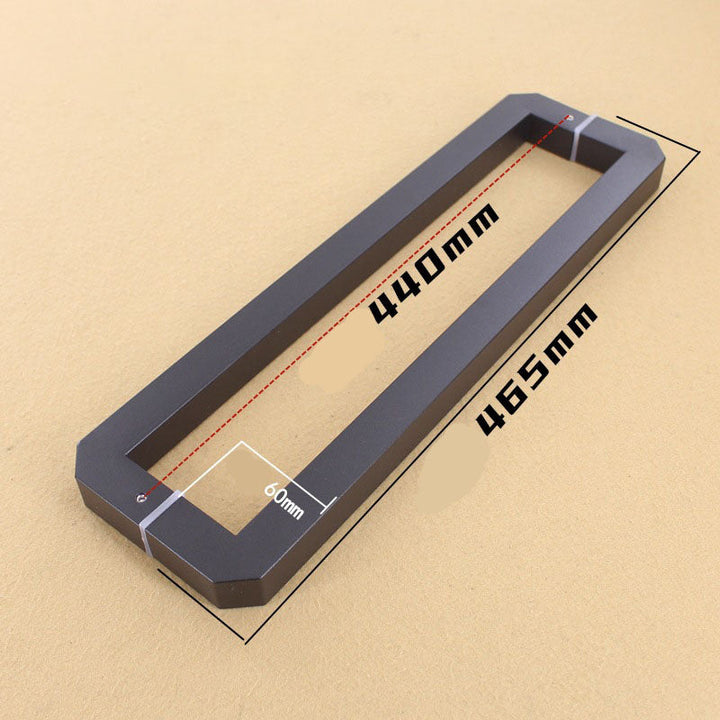 Shower Door Handle Matte Black Stainless Steel Pull