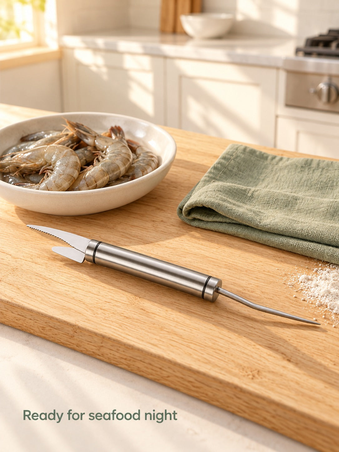 Stainless Steel Shrimp Line Knife for Quick Deveining