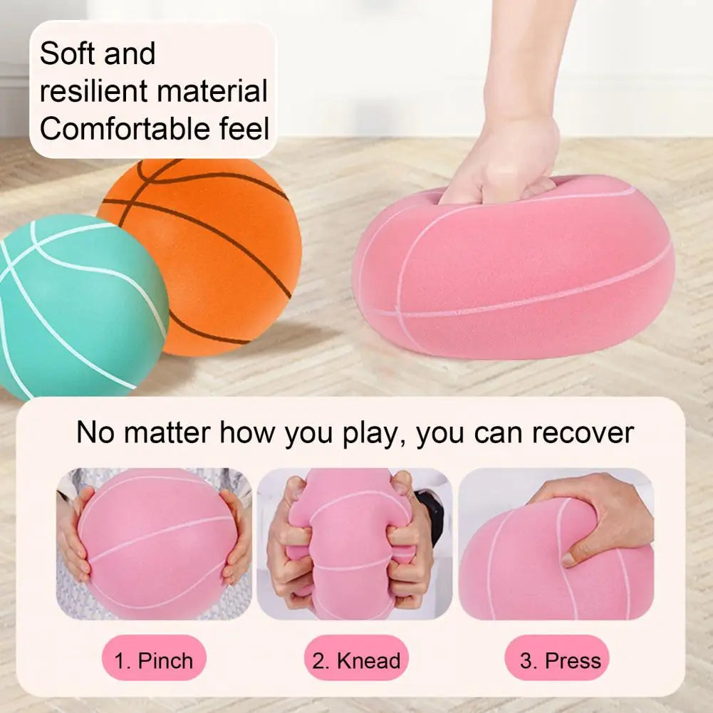 Silent Indoor Basketball for Quiet Parent-Child Play