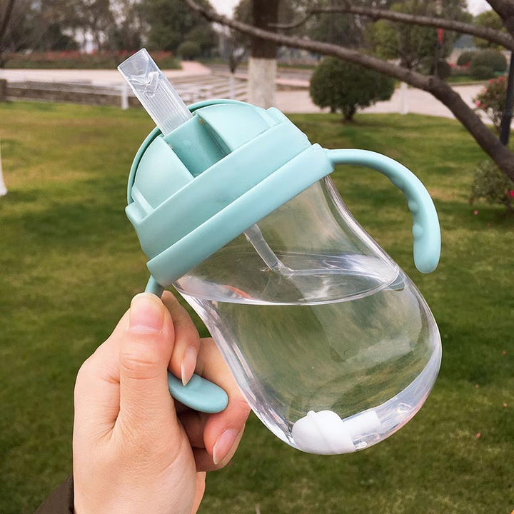 Handled Sippy Cup With Straw for Independent Drinking
