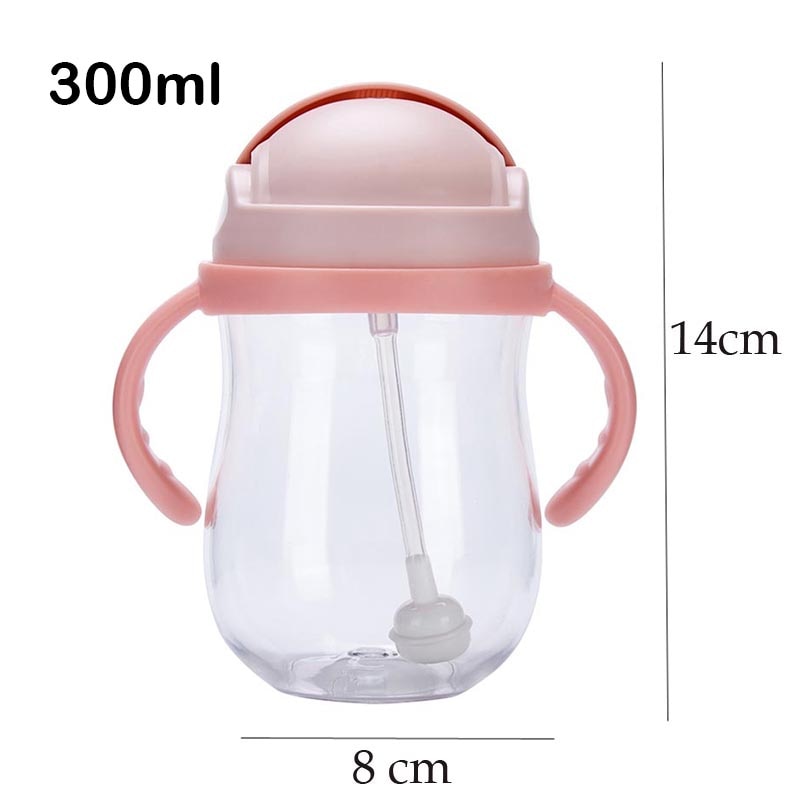 Handled Sippy Cup With Straw for Independent Drinking
