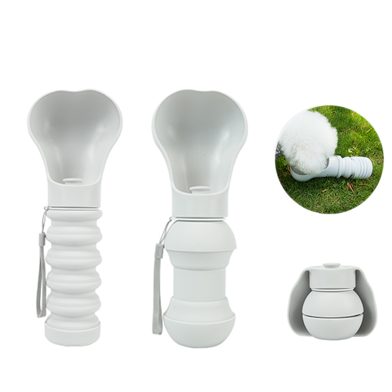 Foldable Dog Water Bottle, 550ml Portable Travel Cup