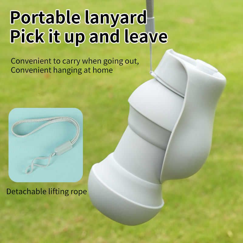 Foldable Dog Water Bottle, 550ml Portable Travel Cup