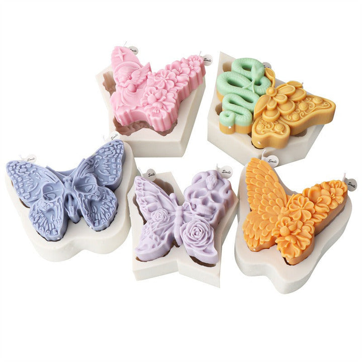 3D Butterfly Candle Mold for Detailed DIY Creations