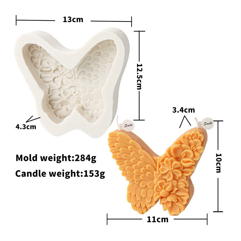 3D Butterfly Candle Mold for Detailed DIY Creations