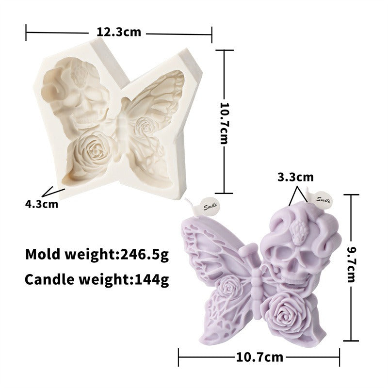 3D Butterfly Candle Mold for Detailed DIY Creations