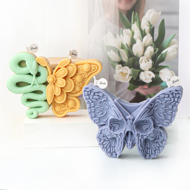 3D Butterfly Candle Mold for Detailed DIY Creations