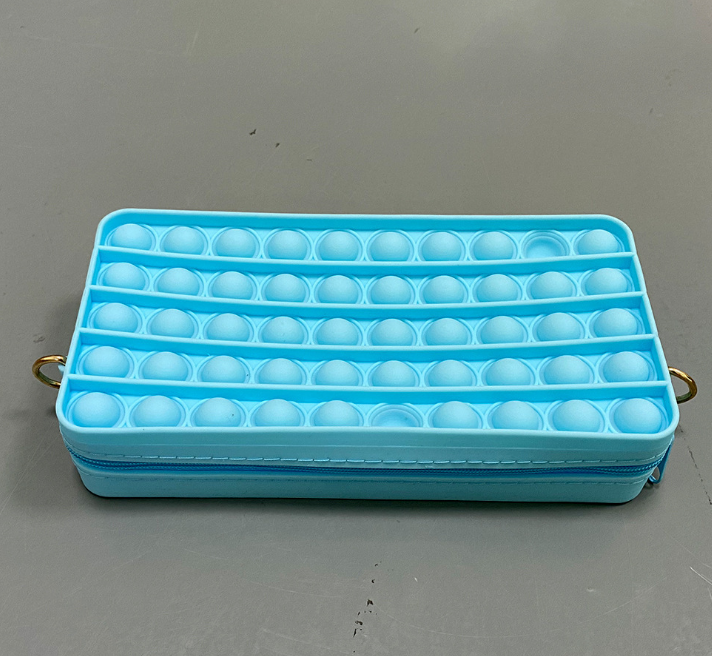 Silicone Bubble Pencil Case for Organized, Tactile Play