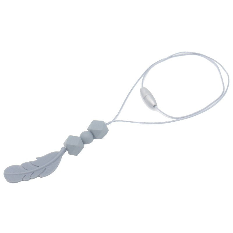Silicone Teething Necklace for Moms | Soft Chewable