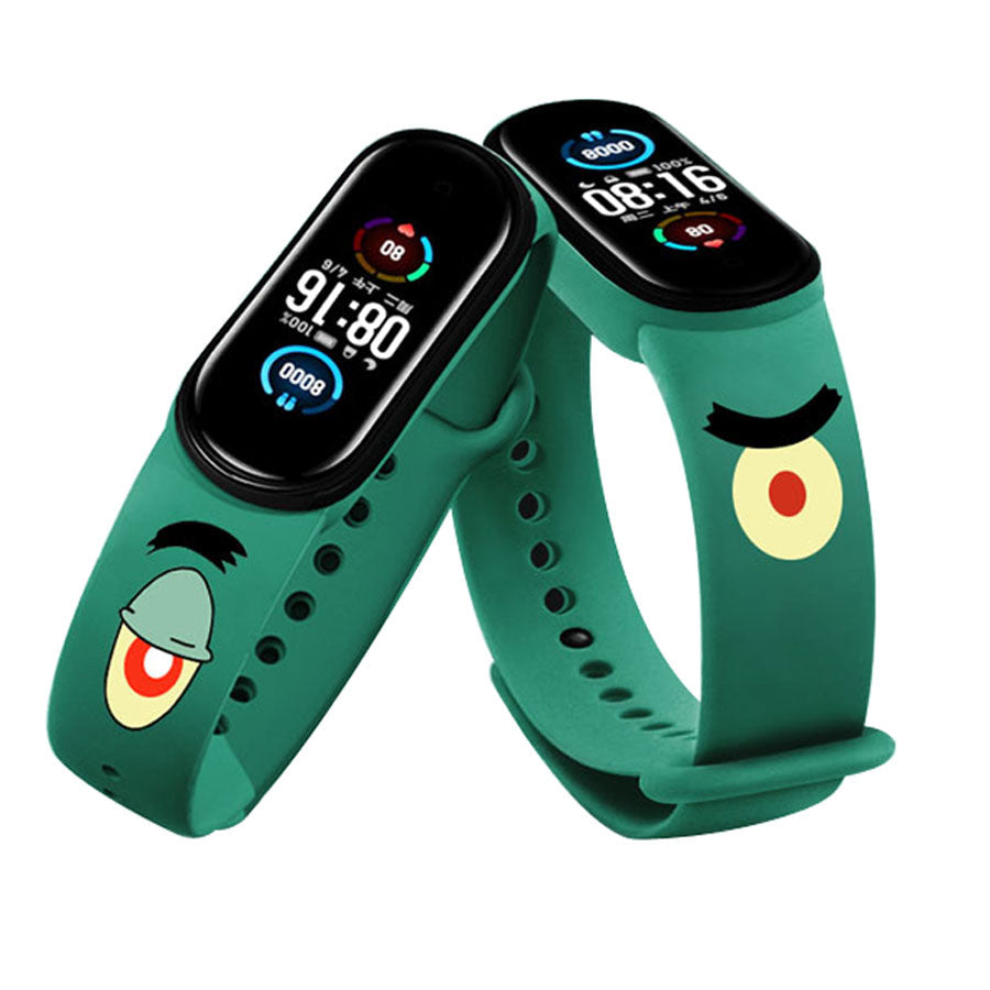 Fun Cartoon Silicone Strap for Xiaomi Mi Band 3, 4, 5