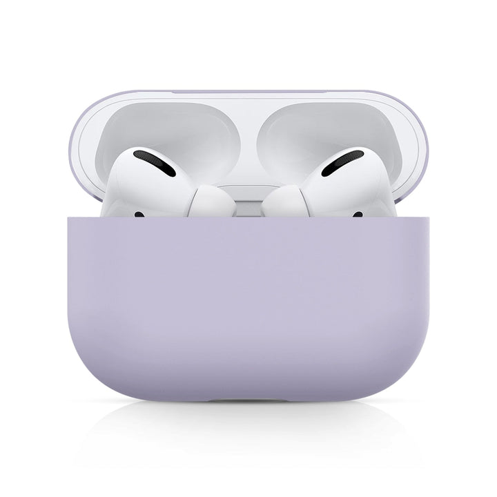 Soft Matte Silicone AirPods Pro Case Cover in Lavender